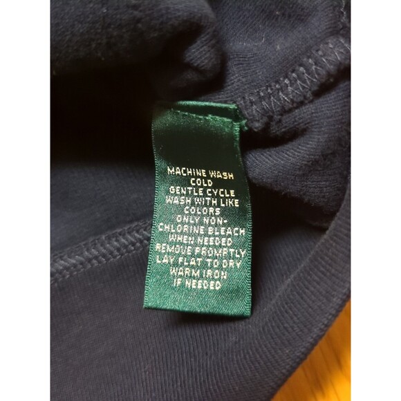 Lauren Ralph Lauren Sweater Cardigan Sweatshirt Womens Medium Petite Blue Button - Picture 11 of 12